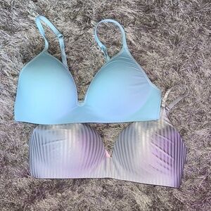 Victoria's Secret Blue and Purple Bras